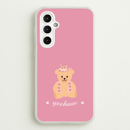 Yeehaw Teddy Bear  - Western Phone Case for Galaxy A14
