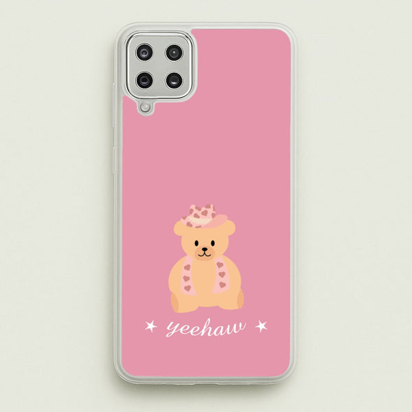 Yeehaw Teddy Bear  - Western Phone Case for Galaxy A12