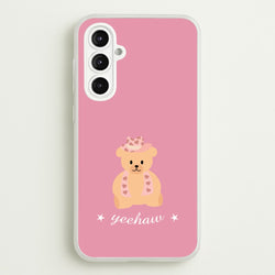 Yeehaw Teddy Bear  - Western Phone Case for Galaxy A16