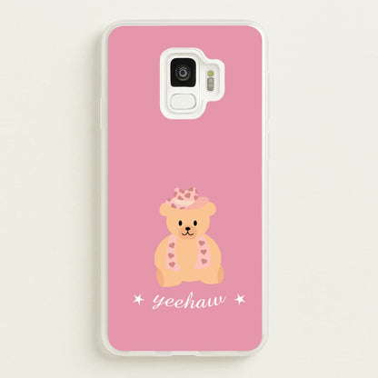 Yeehaw Teddy Bear  - Western Phone Case for Galaxy S9