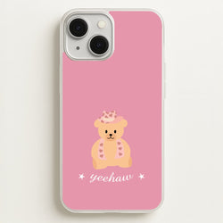 Yeehaw Teddy Bear  - Western Phone Case for iPhone 13 Mini