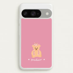Yeehaw Teddy Bear Phone Case for Google Pixel 10 / 10 Pro