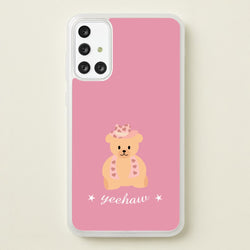 Yeehaw Teddy Bear  - Western Phone Case for Galaxy A71
