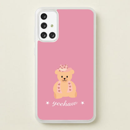 Yeehaw Teddy Bear  - Western Phone Case for Galaxy A71