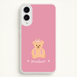 Yeehaw Teddy Bear  - Western Phone Case for Galaxy S25 Edge