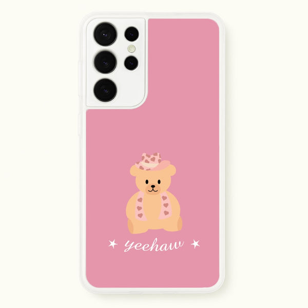 Yeehaw Teddy Bear  - Western Phone Case for Galaxy S21 Ultra