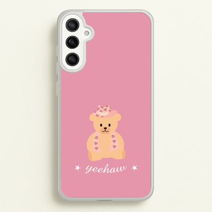 Yeehaw Teddy Bear  - Western Phone Case for Galaxy A34