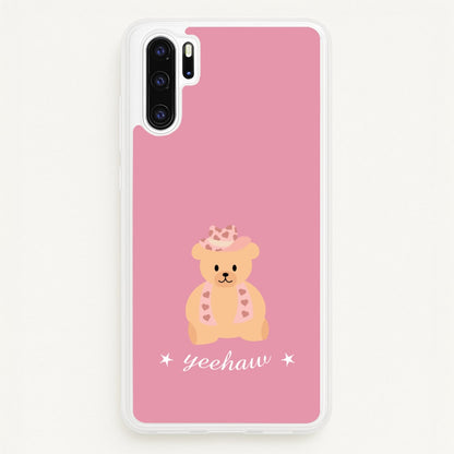 Yeehaw Teddy Bear  - Western Phone Case for Huawei P30 Pro