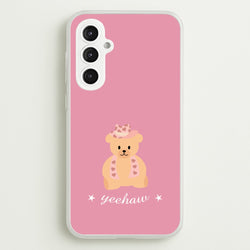 Yeehaw Teddy Bear  - Western Phone Case for Galaxy S23FE