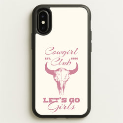 Cowgirl Club  - Western Phone Case for iPhone X / XS