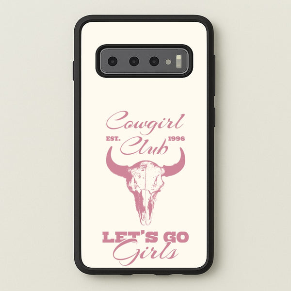Cowgirl Club  - Western Phone Case for Galaxy S10 Plus
