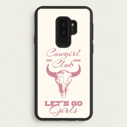 Cowgirl Club  - Western Phone Case for Galaxy S9 Plus