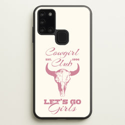 Cowgirl Club  - Western Phone Case for Galaxy A21s
