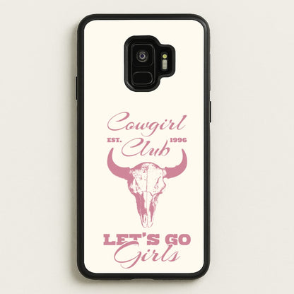 Cowgirl Club  - Western Phone Case for Galaxy S9