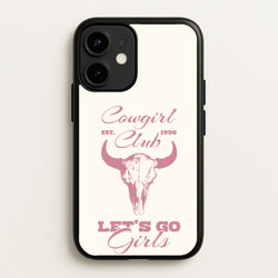 Cowgirl Club  - Western Phone Case for iPhone 12 / 12 Pro