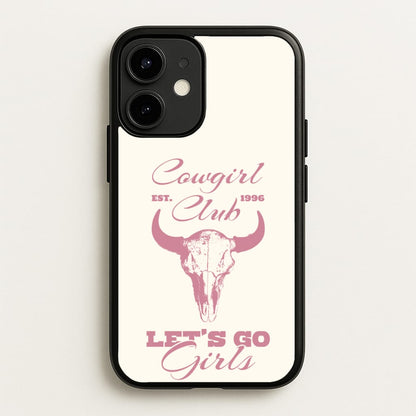 Cowgirl Club  - Western Phone Case for iPhone 12 / 12 Pro