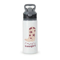 I'm Just A Cowgirl Active Water Bottle