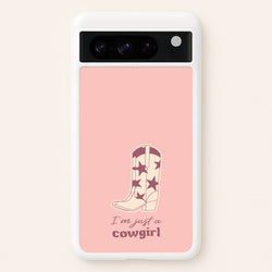 I'm Just A Cowgirl  - Western Phone Case for Google Pixel 8 Pro