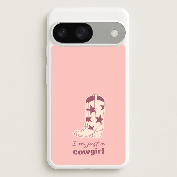 I'm Just A Cowgirl  - Western Phone Case for Google Pixel 9 / 9 Pro