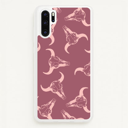 Pastel Skulls Pattern  - Western Phone Case for Huawei P30 Pro