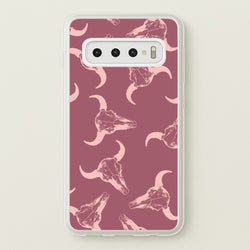 Pastel Skulls Pattern  - Western Phone Case for Galaxy S10