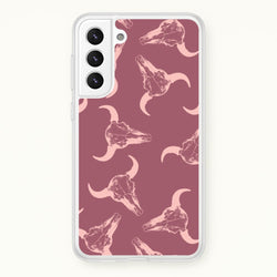 Pastel Skulls Pattern  - Western Phone Case for Galaxy S22