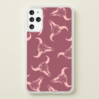 Pastel Skulls Pattern  - Western Phone Case for Galaxy S20 Plus