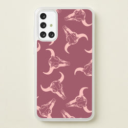 Pastel Skulls Pattern  - Western Phone Case for Galaxy A71