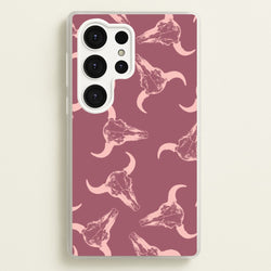 Pastel Skulls Pattern  - Western Phone Case for Galaxy S25 Ultra