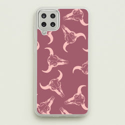 Pastel Skulls Pattern  - Western Phone Case for Galaxy A12