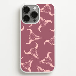 Pastel Skulls Pattern  - Western Phone Case for iPhone 13 Pro Max