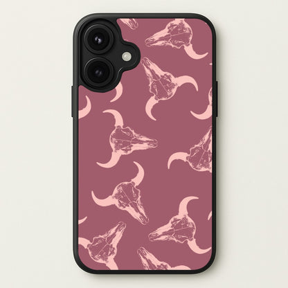 Pastel Skulls Pattern Phone Case for iPhone 17