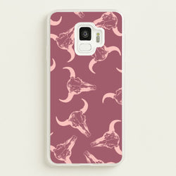 Pastel Skulls Pattern  - Western Phone Case for Galaxy S9