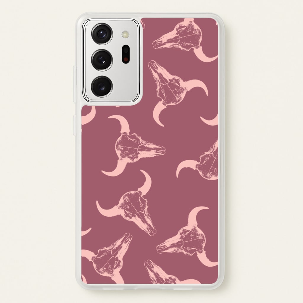 Pastel Skulls Pattern  - Western Phone Case for Galaxy Note 20 Ultra