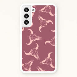 Pastel Skulls Pattern  - Western Phone Case for Galaxy S22 Plus