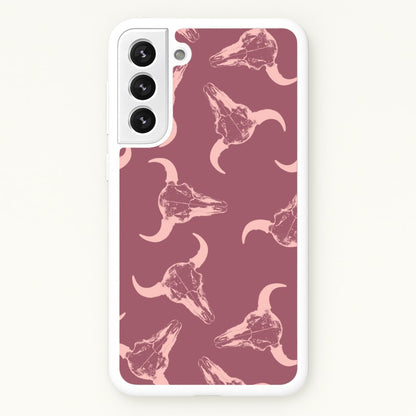 Pastel Skulls Pattern  - Western Phone Case for Galaxy S22 Plus