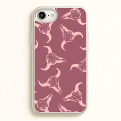 Pastel Skulls Pattern  - Western Phone Case for iPhone 6 / 7 / 8 / SE