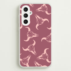 Pastel Skulls Pattern  - Western Phone Case for Galaxy S23FE