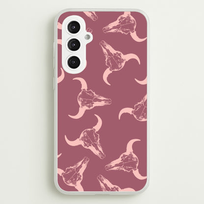 Pastel Skulls Pattern  - Western Phone Case for Galaxy S23FE