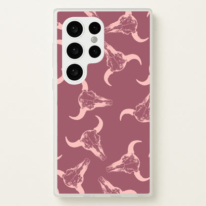 Pastel Skulls Pattern  - Western Phone Case for Galaxy S24 Ultra