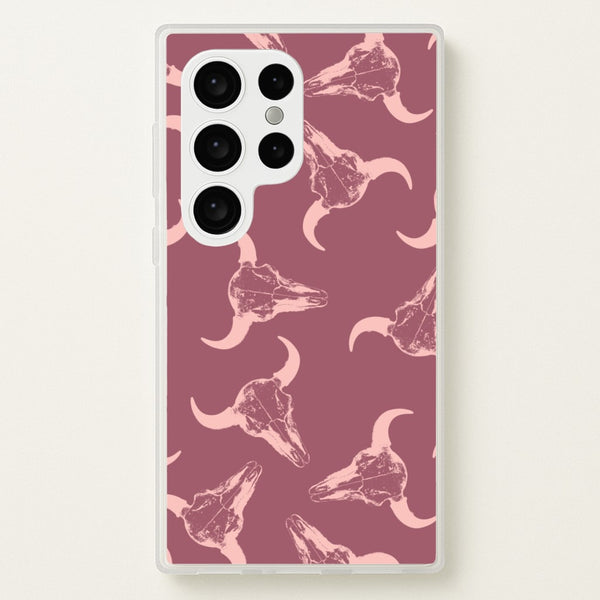 Pastel Skulls Pattern  - Western Phone Case for Galaxy S24 Ultra