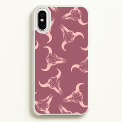 Pastel Skulls Pattern  - Western Phone Case for iPhone XS Max