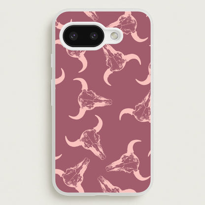 Pastel Skulls Pattern  - Western Phone Case for Google Pixel 9a