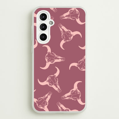 Pastel Skulls Pattern  - Western Phone Case for Galaxy A14