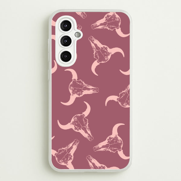 Pastel Skulls Pattern  - Western Phone Case for Galaxy A14