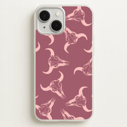 Pastel Skulls Pattern  - Western Phone Case for iPhone 13