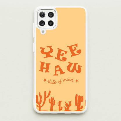 Yee-Haw State Of Mind  - Western Phone Case for Galaxy A12