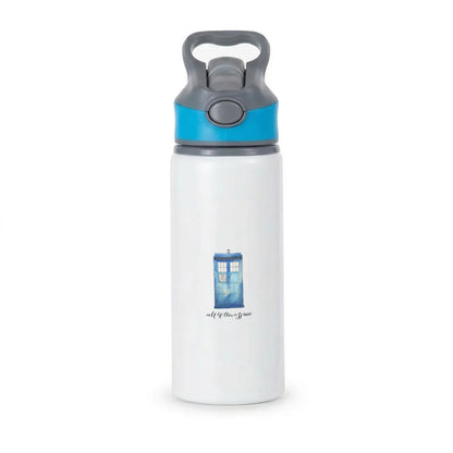 All of Time and Space Active Water Bottle - Blue