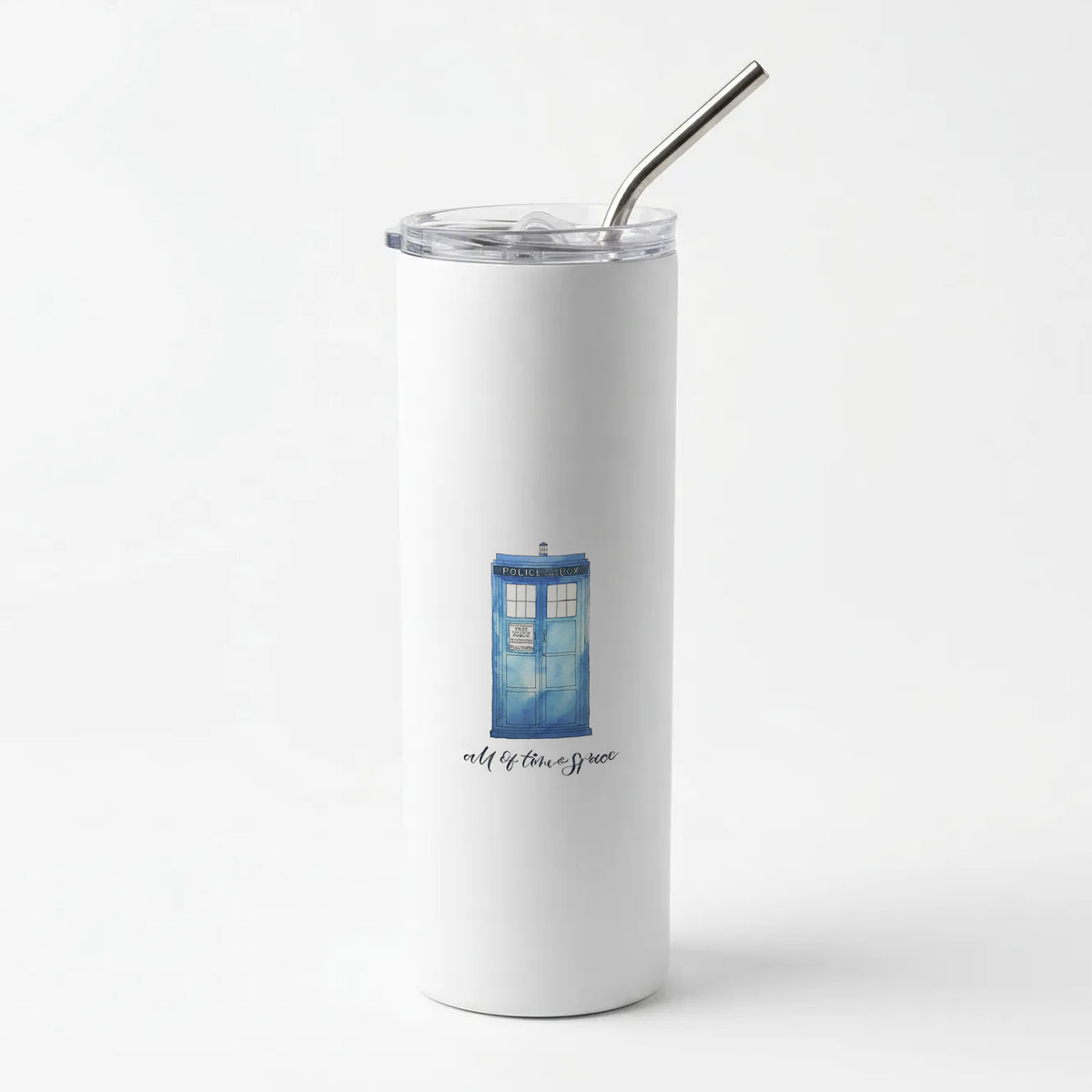All of Time and Space Skinny Tumbler