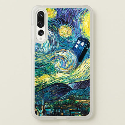 Starry Night Tardis  - Doctor Who Phone Case for Huawei P20 Pro